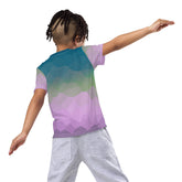 Close-up of Moonlit Fairy Tale design on Kids Crew Neck T-Shirt.